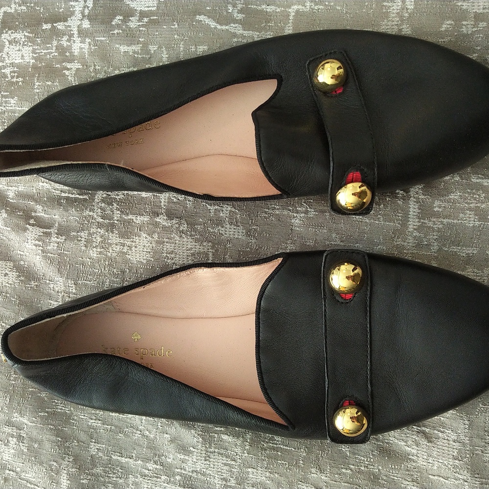 Kate Spade Black Flats
